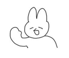 Emotional Rabbit! sticker #14580302