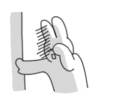 Emotional Rabbit! sticker #14580306