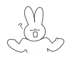 Emotional Rabbit! sticker #14580309