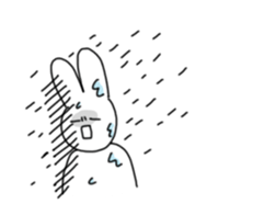 Emotional Rabbit! sticker #14580312