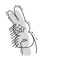 Emotional Rabbit! sticker #14580317