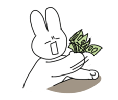 Emotional Rabbit! sticker #14580318