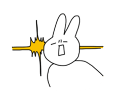 Emotional Rabbit! sticker #14580319