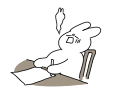 Emotional Rabbit! sticker #14580321