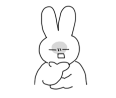 Emotional Rabbit! sticker #14580325