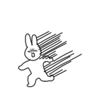 Emotional Rabbit! sticker #14580329