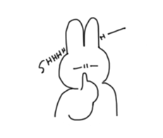 Emotional Rabbit! sticker #14580330
