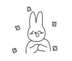 Emotional Rabbit! sticker #14580335