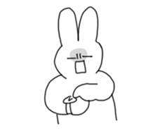 Emotional Rabbit! sticker #14580337