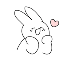 Emotional Rabbit! sticker #14580339