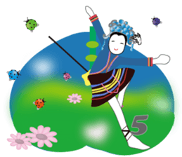 One World Family Clock sticker #14581010