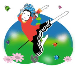 One World Family Clock sticker #14581011