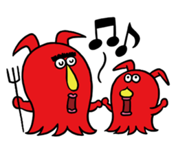 TWIN OBAKE sticker #14581103