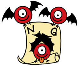 TWIN OBAKE sticker #14581105