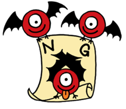 TWIN OBAKE sticker #14581105