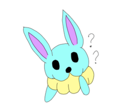 In the style of rabbit sticker #14581786