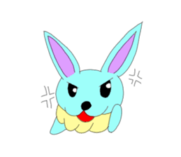 In the style of rabbit sticker #14581787