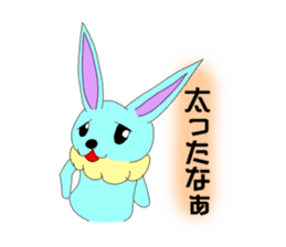 In the style of rabbit sticker #14581792