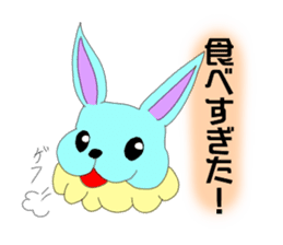 In the style of rabbit sticker #14581794