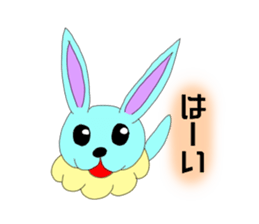 In the style of rabbit sticker #14581795