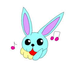In the style of rabbit sticker #14581798