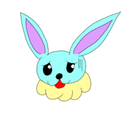 In the style of rabbit sticker #14581801
