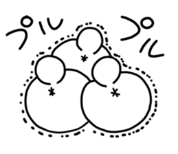 Azato kawaii Rabitts Part2 in Japanese sticker #14582404