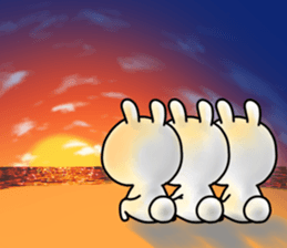 Azato kawaii Rabitts Part2 in Japanese sticker #14582409