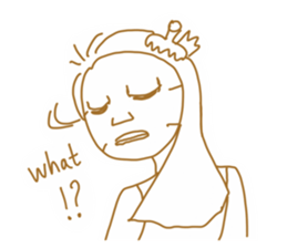 Cute lady3 sticker #14583236