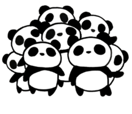 Panda of Yu-- sticker #14583557