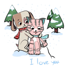 Bubu and Charley Winter Adventures sticker #14583929