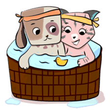 Bubu and Charley Winter Adventures sticker #14583941