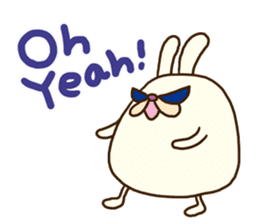 Chubby rabbit (Pukuusa) sticker #14584367
