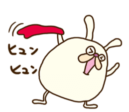 Chubby rabbit (Pukuusa) sticker #14584368