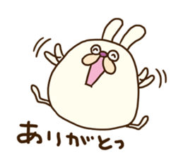 Chubby rabbit (Pukuusa) sticker #14584370