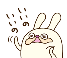 Chubby rabbit (Pukuusa) sticker #14584372
