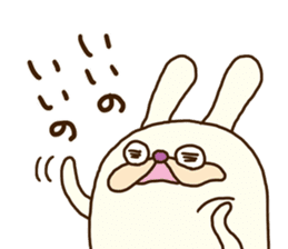 Chubby rabbit (Pukuusa) sticker #14584372