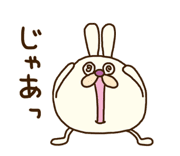 Chubby rabbit (Pukuusa) sticker #14584377