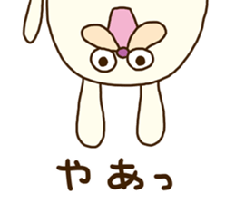 Chubby rabbit (Pukuusa) sticker #14584378