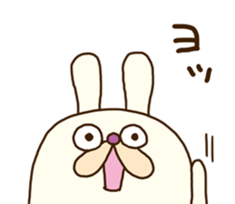 Chubby rabbit (Pukuusa) sticker #14584379