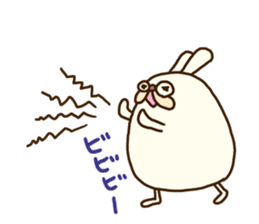Chubby rabbit (Pukuusa) sticker #14584383