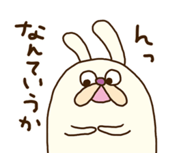 Chubby rabbit (Pukuusa) sticker #14584390