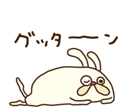 Chubby rabbit (Pukuusa) sticker #14584391
