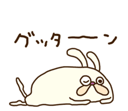 Chubby rabbit (Pukuusa) sticker #14584391