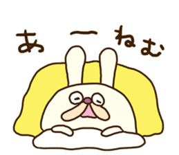 Chubby rabbit (Pukuusa) sticker #14584393