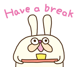 Chubby rabbit (Pukuusa) sticker #14584399