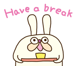 Chubby rabbit (Pukuusa) sticker #14584399