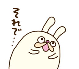 Chubby rabbit (Pukuusa) sticker #14584400