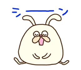 Chubby rabbit (Pukuusa) sticker #14584404