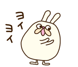 Chubby rabbit (Pukuusa) sticker #14584405